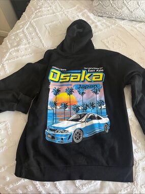 Miken Black Hoodie with Silver Logo
